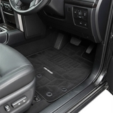 Black Premium Carpet Car Floor Mats - Universal Fit, Anti-slip & Washable - Cover X