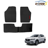 Custom-fit latex car mats for MG HS SUV, waterproof raised-edge design