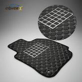 Diamond-Stitched Leather Car Floor Mats – Universal Fit, Waterproof & Anti-Slip - Cover X