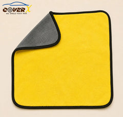 CoverX Premium Thick Microfiber Car Drying Towel – Ultra Absorbent & Scratch-Free Cleaning Cloth