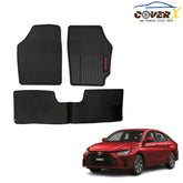 Toyota Yaris Car Mats Premium Latex Floor Mats Custom Fit Protection