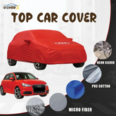 Scratch-resistant and UV-proof car cover tailored for the Audi A2. The soft inner lining and durable exterior material, such as PVC Cotton or Microfiber, protects the paint finish from sun damage and heat during long-term storage.