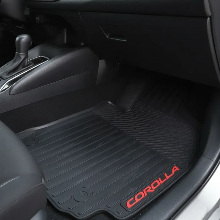 Universal fit Rubber Car Floor Mats – Waterproof, Heavy-Duty & Anti-Slip - Cover X