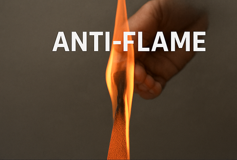 Anti-Flame Fabric with Protective Coating