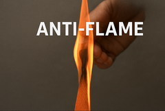Anti-Flame Fabric with Protective Coating