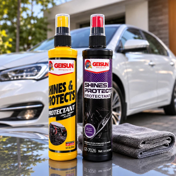 Car Dashboard & Tyre Shine Protectant Spray Long-Lasting Gloss & UV Protection (300ml)