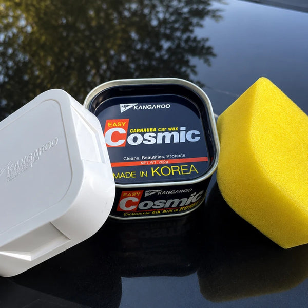 Premium Carnauba Car Wax High Gloss Paint Protection Wax with Applicator Sponge (200g)