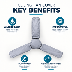 Ceiling Fan Cover Set – Dustproof & Washable