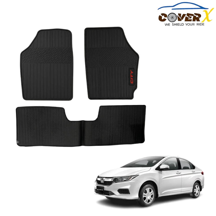 Honda City 2022 Car Mats – Premium Latex Floor Mats | Custom Fit Protection