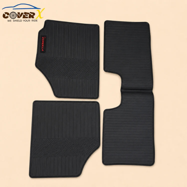 Toyota Corolla 2012-2013 Car Mats Premium Latex Floor Mats Custom Fit Protection