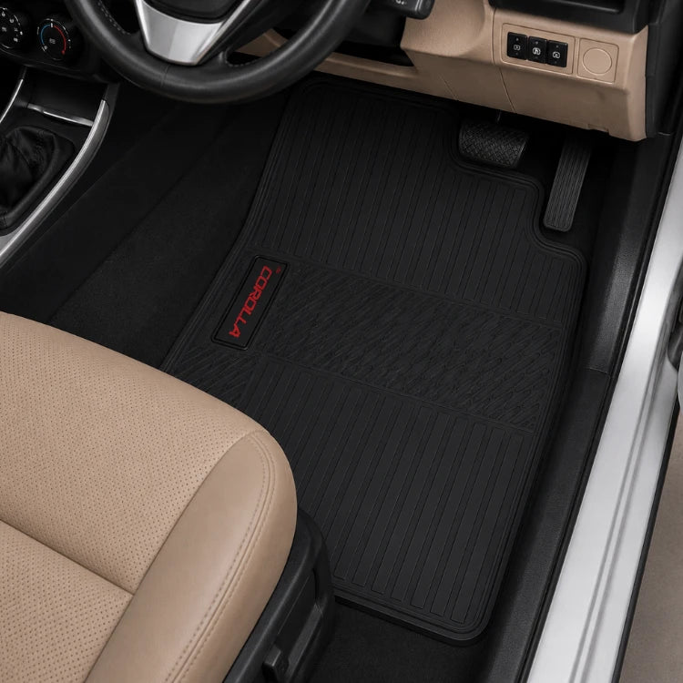 Toyota Corolla 2012-2013 Car Mats Premium Latex Floor Mats Custom Fit Protection