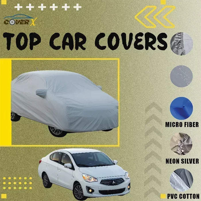 Durable Mitsubishi Mirage Accessories | Premium Car Cover - Cover X