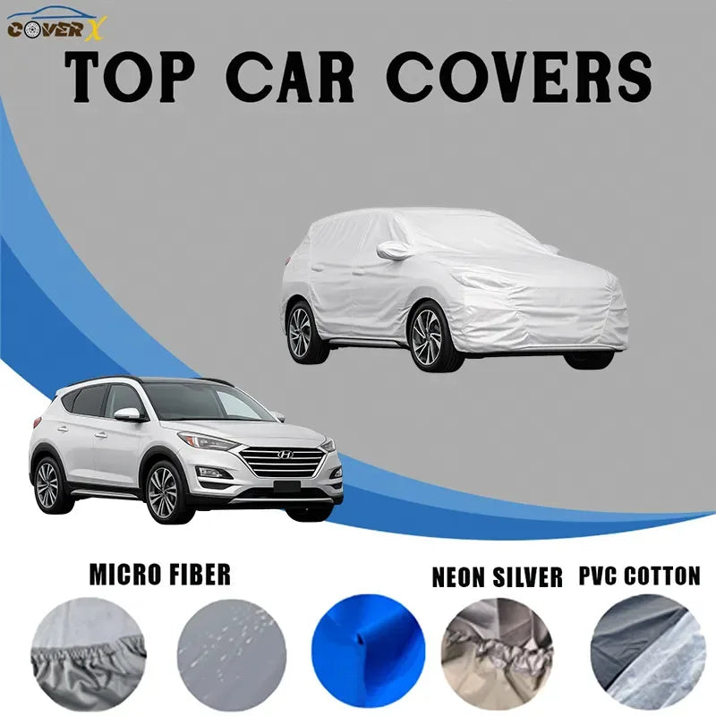 Hyundai Tucson Car Cover – Waterproof, Custom Fit, All-Weather - Cover X