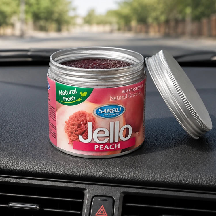 Jello Car Air Freshener Gel – Long-Lasting Dashboard Fragrance (Available in 5 Scents)