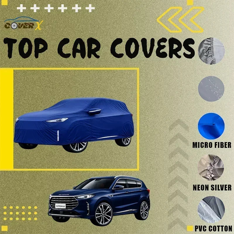 Premium Jetour X70 Car Top Cover – Custom Fit, UV & Heat Shield - Cover X