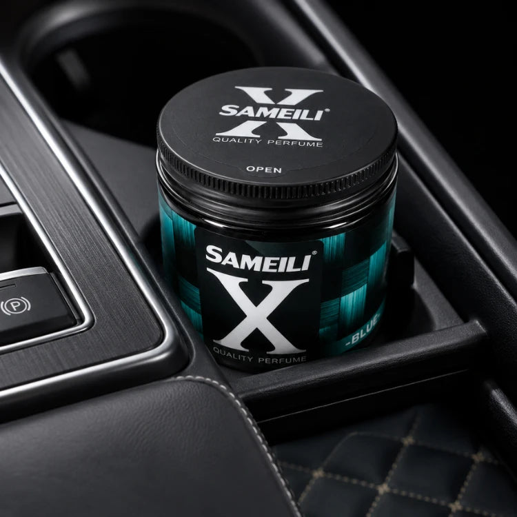 Sameili X Car Air Freshener Gel Long-Lasting Premium Perfume (Blue & Ice Fragrances)