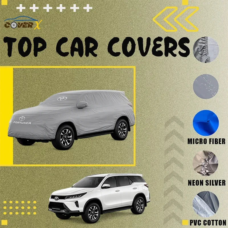 Custom Fit Toyota Fortuner Car Cover – Reliable Outdoor Protection - Cover X