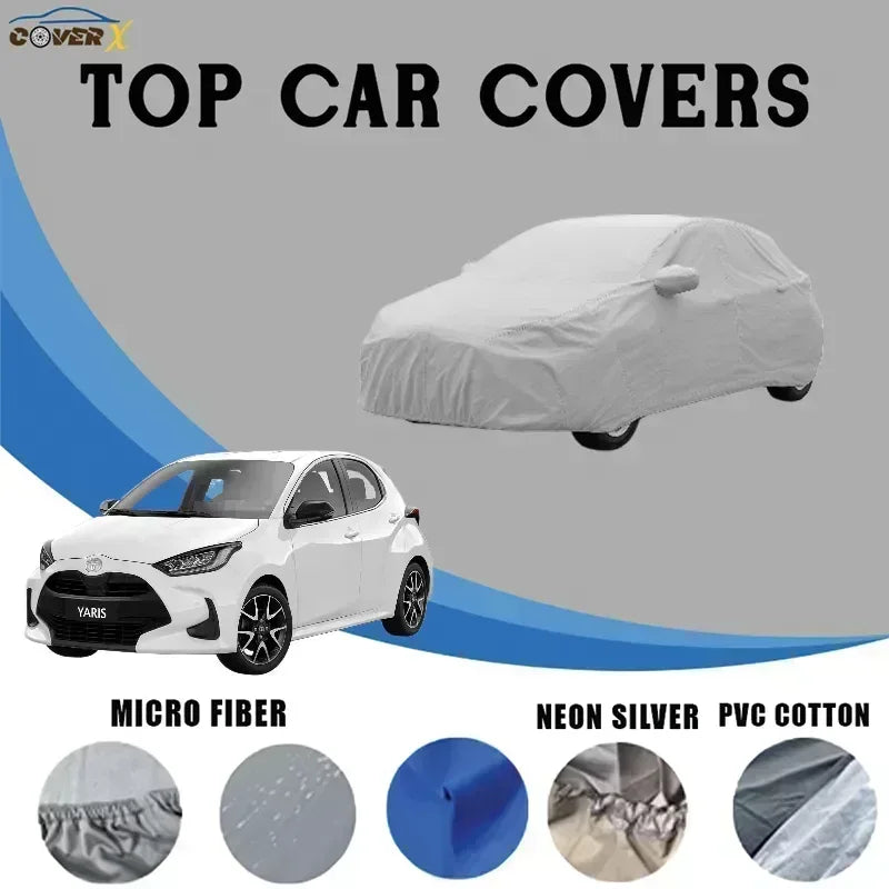 All Weather Toyota Yaris Japanese Hatchback Full Body Custom Fit Cover - Cover X