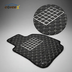 Diamond-Stitched Leather Car Floor Mats – Waterproof, Anti-Slip &  Long-Lasting Universal Fit by CoverX Pakistan