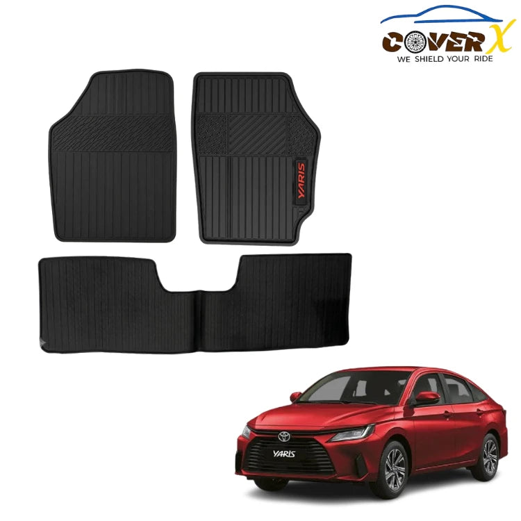 Toyota Yaris Car Mats Premium Latex Floor Mats Custom Fit Protection