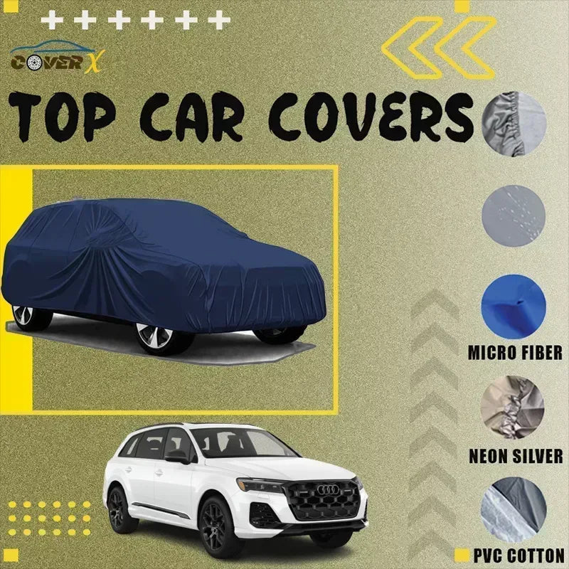 Audi Q7 Car Cover – Waterproof & Custom Fit SUV Protection - Cover X