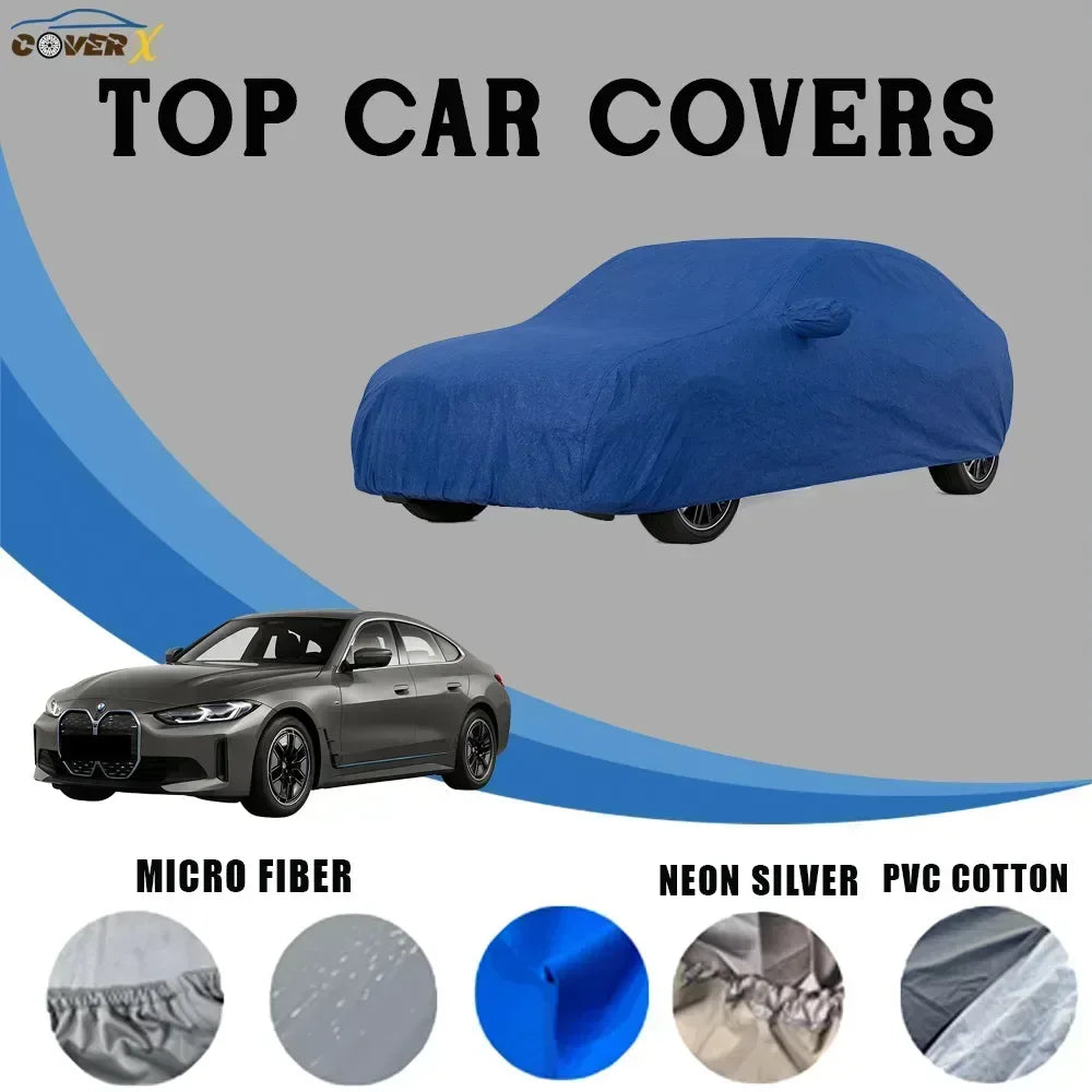 BMW i4 Waterproof Car Cover – Scratch-Free & UV Resistant - Cover X
