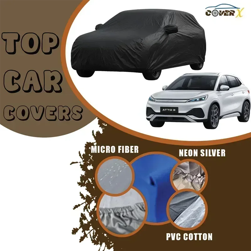 BYD ATTO 3 SUV Car Cover – Custom Fit, Sun & Rain Protection - Cover X