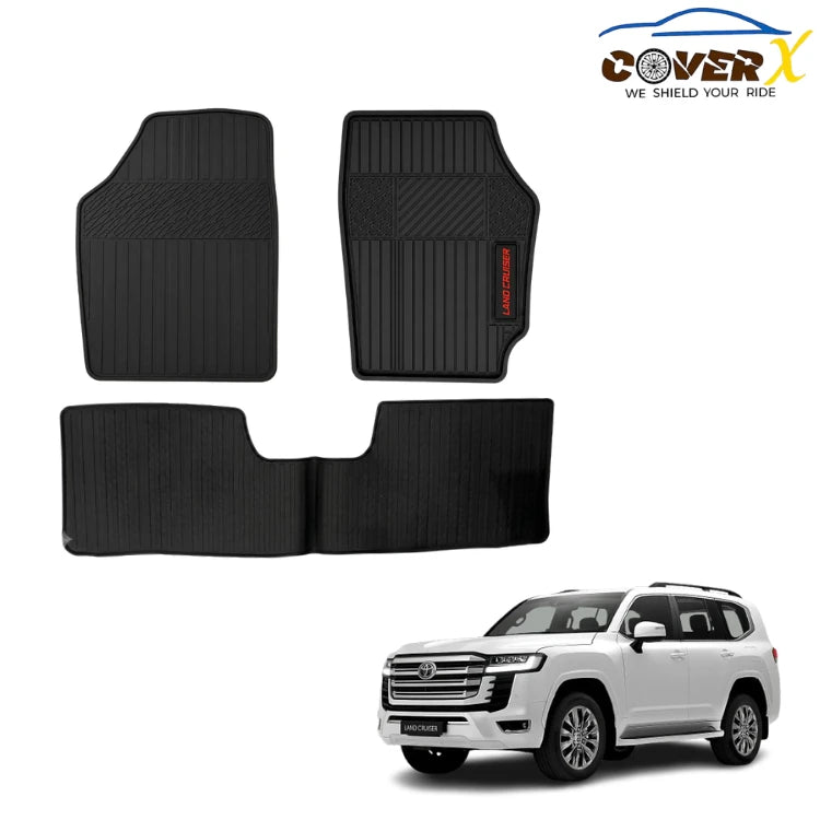 Toyota Land Cruiser Car Mats Premium Latex Floor Mats Custom Fit Protection
