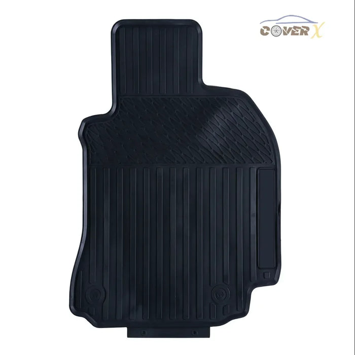 Universal fit Rubber Car Floor Mats – Waterproof, Heavy-Duty & Anti-Slip - Cover X