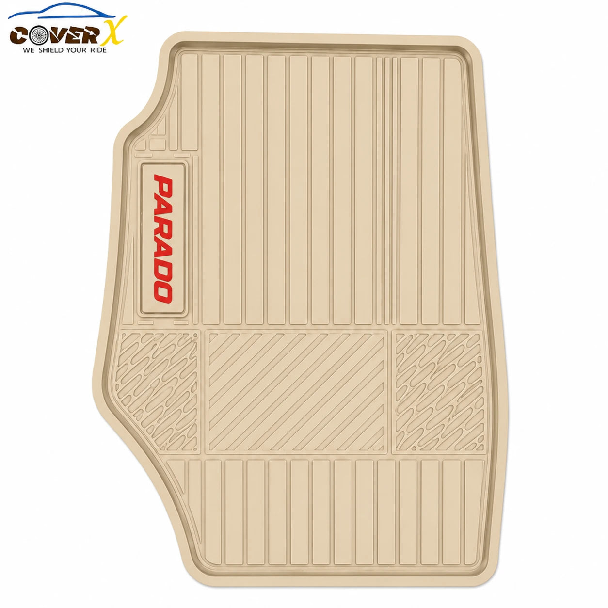 Toyota Prado Beige Car Mats Premium Latex Floor Mats Custom Fit Protection