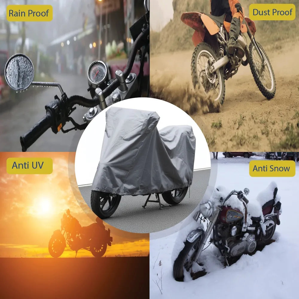 Sports Bike Cover Waterproof, Dustproof, UV & Snow Resistant – All-Weather Motorbike Body Cover by CoverX