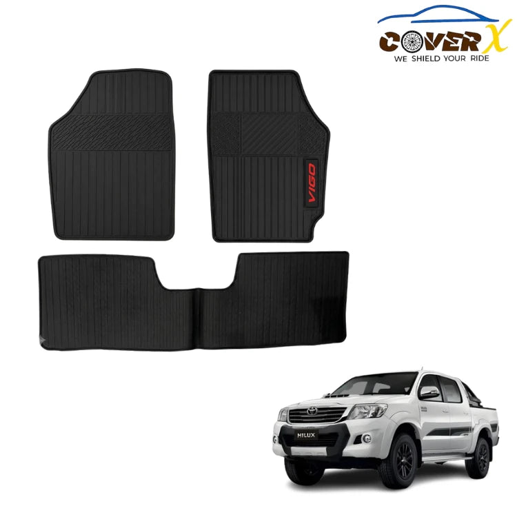 Toyota Vigo Car Mats  Premium Latex Floor Mats  Custom Fit Protection
